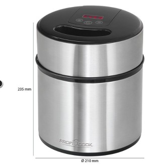 Παγωτομηχανή 12 W 1,8lt PC-ICM1140 Profi Cook Παγωτομηχανή 12 W 1,8lt PC-ICM1140 Profi Cook