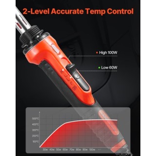 VEVOR Σετ Πλαστικής Συγκόλλησης 60W/100W με 3 Άκρες & 20 Ράβδους SL... VEVOR Σετ Πλαστικής Συγκόλλησης 60W/100W με 3 Άκρες & 20 Ράβδους SL...