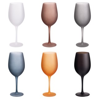 Villa DEste Σετ 6 ποτήρια 650 ml από γυαλί με frosted εφέ Cala Dor... Villa DEste Σετ 6 ποτήρια 650 ml από γυαλί με frosted εφέ Cala Dor...