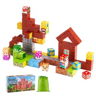 VEVOR Μαγνητικά Μπλοκ 100 Τεμάχια STEM Montessori Αισθητηριακά Παιχ...