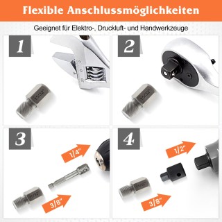 Costway Σετ Εξολκέων Βιδών 27 Τεμαχίων με Θήκη Επαγγελματικό Σετ Αρ...