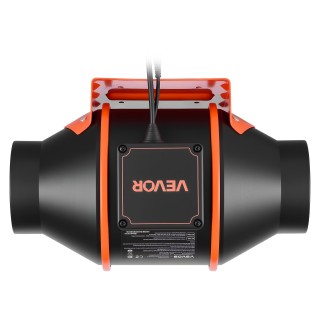 VEVOR Inline Ανεμιστήρας Αεραγωγού 349 m³/h, EC Motor 101,6 mm, με ...