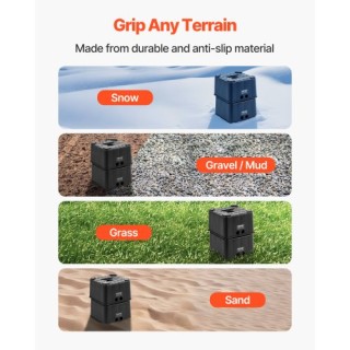 VEVOR Διπλή Ανυψωτική Βάση Τροχόσπιτου 6 / 6000 lbs FXKLJT6INCH083F...