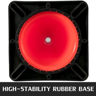 Σετ 6 Κώνων Κυκλοφορίας 91εκ. VEVOR με Βάση, Πορτοκαλί PVC με Ανακλ... Σετ 6 Κώνων Κυκλοφορίας 91εκ. VEVOR με Βάση, Πορτοκαλί PVC με Ανακλ...