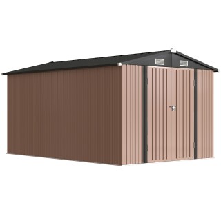 Outsunny Μεταλλικό Κιόσκι Κήπου 364 x 238 εκ. με 4 Αεραγωγούς και Δ... Outsunny Μεταλλικό Κιόσκι Κήπου 364 x 238 εκ. με 4 Αεραγωγούς και Δ...