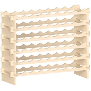 BAKAJI Ξύλινη Κάβα Κρασιών με 48 Θέσεις για Μπουκάλια - Φυσικό Ξύλ... BAKAJI Ξύλινη Κάβα Κρασιών με 48 Θέσεις για Μπουκάλια - Φυσικό Ξύλ...