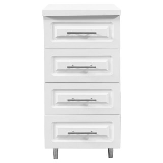 Shally Dogan Λευκή Ξύλινη Συρταριέρα για την Κουζίνα με Μοντέρνο Σχ... Shally Dogan Λευκή Ξύλινη Συρταριέρα για την Κουζίνα με Μοντέρνο Σχ...