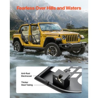 VEVOR Τετράθυρες Σωληνωτές Πόρτες για Jeep Wrangler JL 2018-2024 JP...