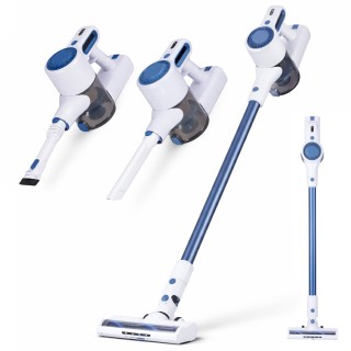 BAKAJI Ασύρματη Επαναφορτιζόμενη Σκούπα 2 σε 1 150W με Περιστρεφόμε...