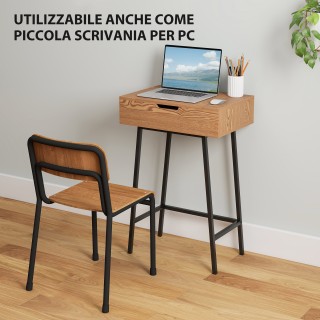 HOMCOM Βιομηχανικό Στυλ Τραπέζι Μακιγιάζ με Ανακλινόμενο Καθρέπτη &... HOMCOM Βιομηχανικό Στυλ Τραπέζι Μακιγιάζ με Ανακλινόμενο Καθρέπτη &...