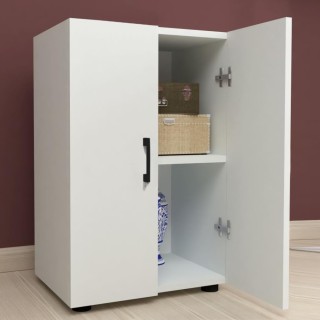 PRATIKO Πολυχρηστικό Έπιπλο με 2 Πόρτες και 2 Ράφια σε Λευκό Ξύλο ... PRATIKO Πολυχρηστικό Έπιπλο με 2 Πόρτες και 2 Ράφια σε Λευκό Ξύλο ...