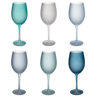 Villa DEste  Σετ 6 ποτήρια frosted 650 ml από γυαλί Happy Hour Ocea...