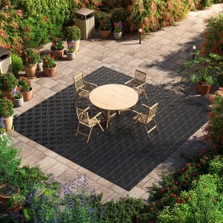 VEVOR Διαπλεκόμενα Στραγγιστικά Πλακίδια Δαπέδου PP 310 x 310 mm, Α...