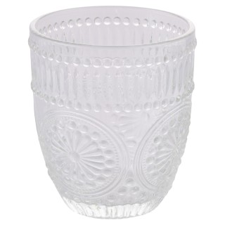 Galileo Σετ 2 ποτήρια νερού 330 ml από γυαλί με ανάγλυφο γεωμετρικό... Galileo Σετ 2 ποτήρια νερού 330 ml από γυαλί με ανάγλυφο γεωμετρικό...