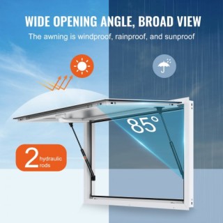 VEVOR Παράθυρο Σερβιρίσματος 48x36 με Τέντα για Φορτηγό Φαγητού W... VEVOR Παράθυρο Σερβιρίσματος 48x36 με Τέντα για Φορτηγό Φαγητού W...