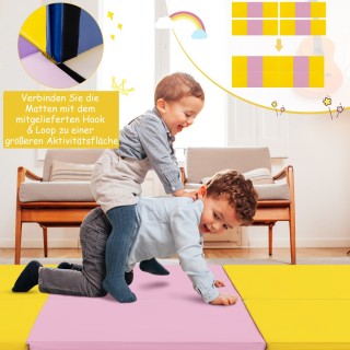 Costway Πτυσσόμενο Στρώμα Αφρού με 2 Λαβές Αντιολισθητικό Στρώμα Γυ... Costway Πτυσσόμενο Στρώμα Αφρού με 2 Λαβές Αντιολισθητικό Στρώμα Γυ...