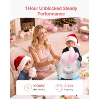 VEVOR Ηλεκτρική Μηχανή Μαλλιού της Γριάς 1000W Μπλε TSXXHMHTJLSWPV2... VEVOR Ηλεκτρική Μηχανή Μαλλιού της Γριάς 1000W Μπλε TSXXHMHTJLSWPV2...