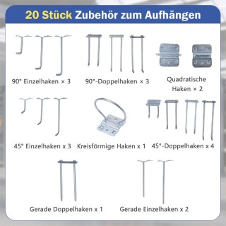 Costway Πολυλειτουργικός και Ανθεκτικός Πάγκος Εργασίας 81 x 41 cm ...