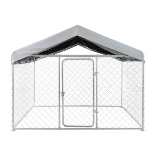 VEVOR Υπαίθριο Κλουβί Σκύλου 2 x 2 x 1,6 m για Μεγάλους Σκύλους με ...