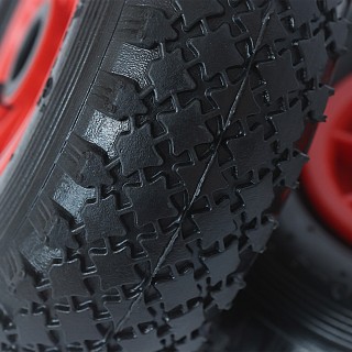 BAKAJI Πνευματικός Τροχός για Καρότσι 26 εκ. Καουτσούκ 3.00-4 με Αε...