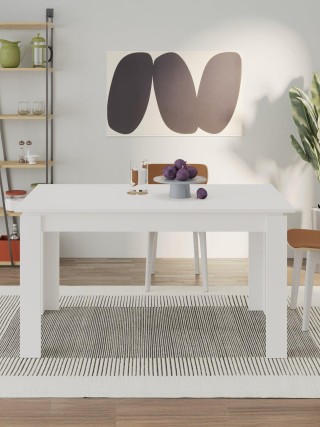 Shally Dogan Τραπέζι Φαγητού Επεκτεινόμενο 120x80 έως 170 εκ. Ορθογ...