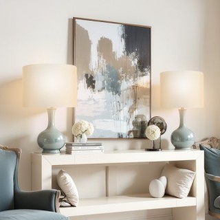 VEVOR Σετ 2 Στρογγυλά Καπέλα Λάμπας 13x13x10 εκ. (Λευκό) YZXDZ1310I...