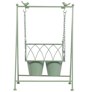 Galileo Κρεμαστή βάση γλάστρας σε μέταλλο 40x30x61 εκ Est 5921988 Τ...