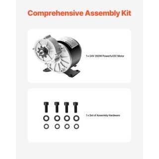 VEVOR Ισχυρός Ηλεκτρικός Κινητήρας 350W DC 24V 3000rpm για Ηλεκτρικ... VEVOR Ισχυρός Ηλεκτρικός Κινητήρας 350W DC 24V 3000rpm για Ηλεκτρικ...