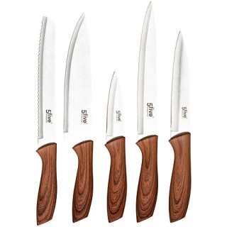 5Five Simply Smart Σετ 5 Μαχαιριών με Μαγνητική Βάση 5five Simply S... 5Five Simply Smart Σετ 5 Μαχαιριών με Μαγνητική Βάση 5five Simply S...