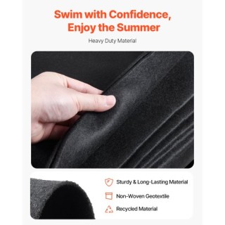 VEVOR 12ft Στρογγυλό Υπόστρωμα Πισίνας για Υπεράνω Εδάφους Πισίνες ... VEVOR 12ft Στρογγυλό Υπόστρωμα Πισίνας για Υπεράνω Εδάφους Πισίνες ...