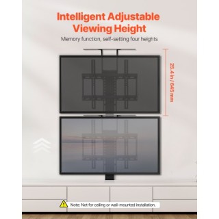 VEVOR Βάση Στήριξης Τηλεόρασης με Μοτέρ και Τηλεχειριστήριο 132 lbs... VEVOR Βάση Στήριξης Τηλεόρασης με Μοτέρ και Τηλεχειριστήριο 132 lbs...