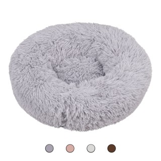 Galileo Κουβούκλιο shaggy στρογγυλό 50 cm με επένδυση και αντιολισθ...