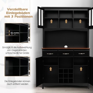 Costway Ελεύθεροι Κουζινικοί Αποθηκευτικοί Χώροι με Ρυθμιζόμενα Ράφ... Costway Ελεύθεροι Κουζινικοί Αποθηκευτικοί Χώροι με Ρυθμιζόμενα Ράφ...