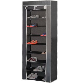 BAKAJI Παπουτσοθήκη Εξοικονόμησης Χώρου 9 Ραφιών Γκρι Αδιάβροχο Ύφα... BAKAJI Παπουτσοθήκη Εξοικονόμησης Χώρου 9 Ραφιών Γκρι Αδιάβροχο Ύφα...