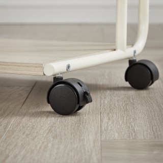 VASAGLE Πλευρικό Τραπέζι C-Σχήματος με Ρόδες και Μεταλλικό Πλαίσιο,... VASAGLE Πλευρικό Τραπέζι C-Σχήματος με Ρόδες και Μεταλλικό Πλαίσιο,...