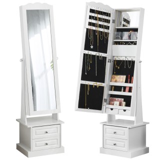 BAKAJI Κοσμηματοθήκη Καθρέφτης-Συρταριέρα με 2 Συρτάρια 44x35x163 ε... BAKAJI Κοσμηματοθήκη Καθρέφτης-Συρταριέρα με 2 Συρτάρια 44x35x163 ε...