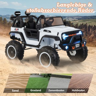 Costway Διθέσιο Ηλεκτρικό Αυτοκίνητο Παιδιών 24V με Τηλεχειριστήριο...