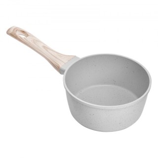 VEVOR Λευκή Κατσαρόλα 1.5QT με Αντικολλητική Επίστρωση, Γυάλινο Καπ...