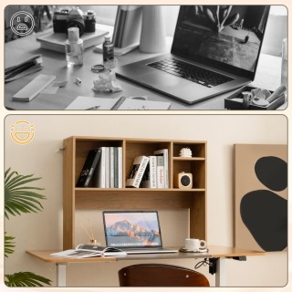 Costway Κομψό Ράφι Γραφείου με Αποθηκευτικούς Χώρους και Κιτ Ασφαλε... Costway Κομψό Ράφι Γραφείου με Αποθηκευτικούς Χώρους και Κιτ Ασφαλε...