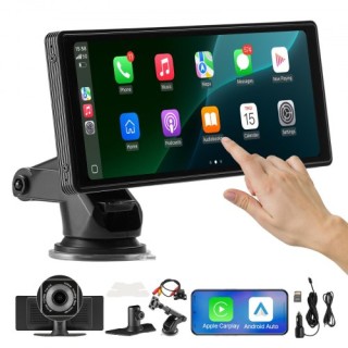 VEVOR Οθόνη Αυτοκινήτου 10 με CarPlay & Κάμερα Εμπρός/Πίσω CZZKP10I...