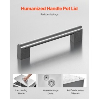 VEVOR Ανοξείδωτο Ψυγείο Πάγου 30L QRSCBC201BXGIKX41002V0