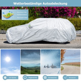 Costway  Ανθεκτικό Κάλυμμα Αυτοκινήτου με Τριπλή Στρώση και Προστασ...