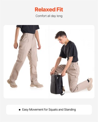 VEVOR Ανδρικά FR Cargo Παντελόνια XXL - 100% Βαμβάκι, Αντιανάφλεξη,...