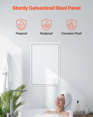 VEVOR Πόρτα Πρόσβασης Γυψοσανίδας 64x44 cm από Γαλβανισμένο Ατσάλι,... VEVOR Πόρτα Πρόσβασης Γυψοσανίδας 64x44 cm από Γαλβανισμένο Ατσάλι,...