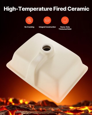 VEVOR Ορθογώνιος Λευκός Κεραμικός Νιπτήρας Υποκαθήμενης Τοποθέτησης... VEVOR Ορθογώνιος Λευκός Κεραμικός Νιπτήρας Υποκαθήμενης Τοποθέτησης...