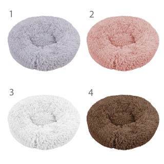 Galileo Κουβούκλιο shaggy στρογγυλό 50 cm με επένδυση και αντιολισθ...