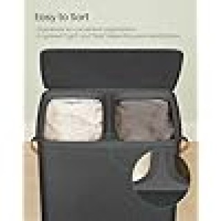 SONGMICS Καλάθι Ρούχων με Καπάκι και Χειρολαβές 56x40x75 εκ. LCB813B01 SONGMICS Καλάθι Ρούχων με Καπάκι και Χειρολαβές 56x40x75 εκ. LCB813B01