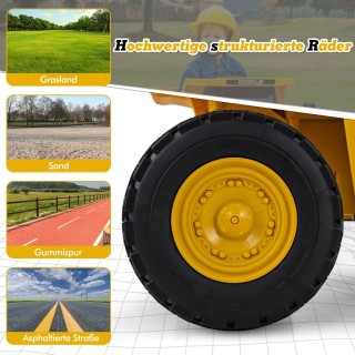 Costway Παιδικό Κάμπριο Ηλεκτρικό Αυτοκίνητο 12V Φορτηγό με Κάδο γι...