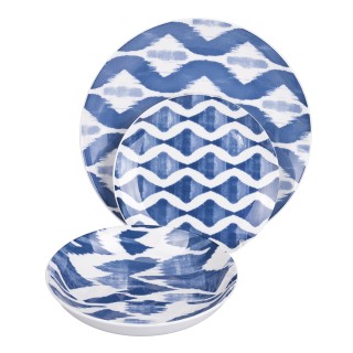 Galileo Σετ πιάτων 18 τεμαχίων από πορσελάνη για 6 άτομα σε διάφορα...