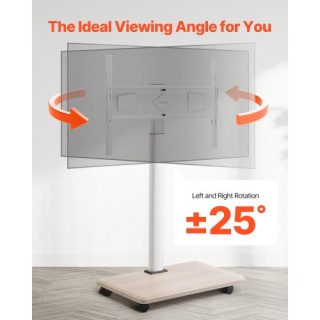 VEVOR Κινητό Τρόλεϊ Τηλεόρασης για Οθόνες 32-70 ιντσών έως 45 κιλά ...